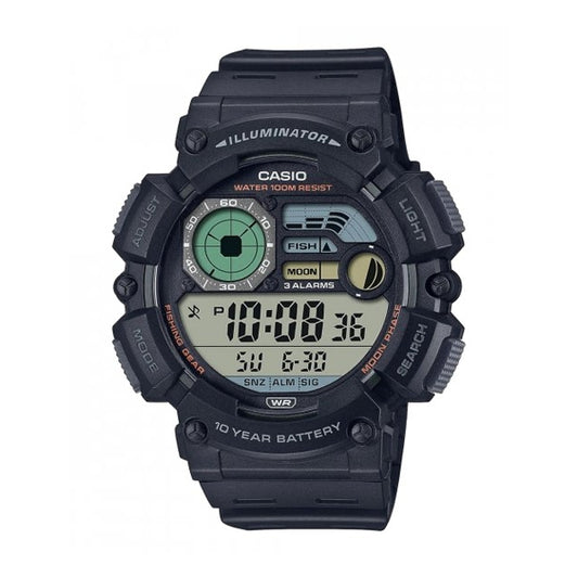 CASIO SPORT ILLUMINATOR 10 GADU BATERIJA - MELNS WS-1500H-1AVEF