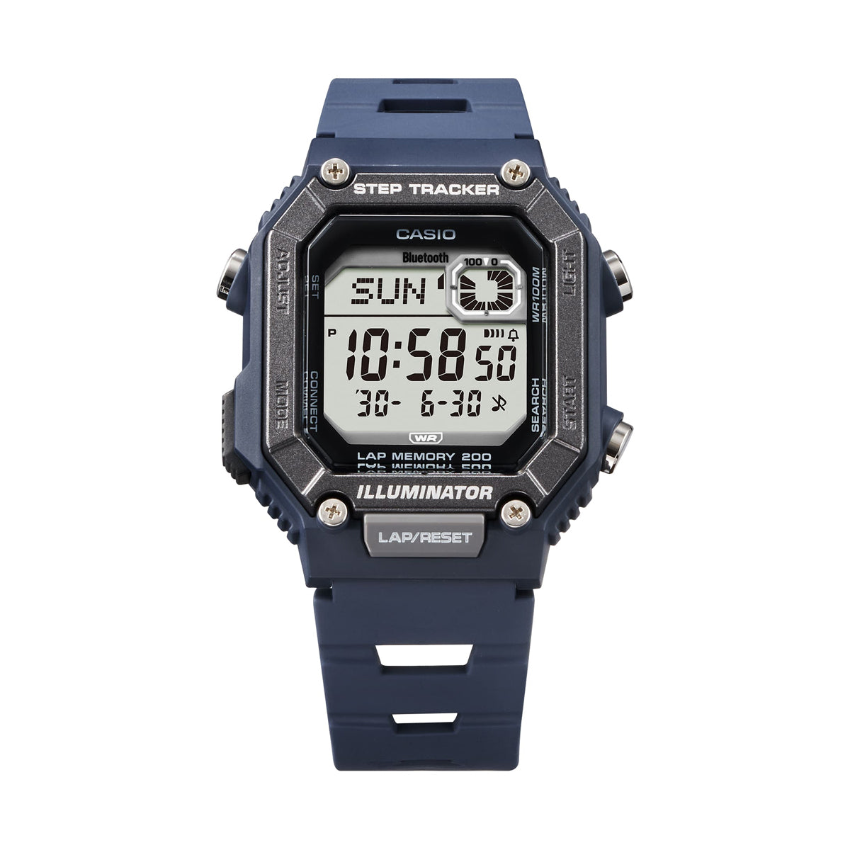 CASIO COLLECTION STEP TRACKER LAP 200 Bluetooth - СИНИЕ WS-B1000-2AVEF